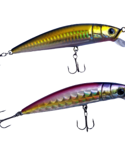 kit 2 isca artificial de pesca 3D - 11 cm